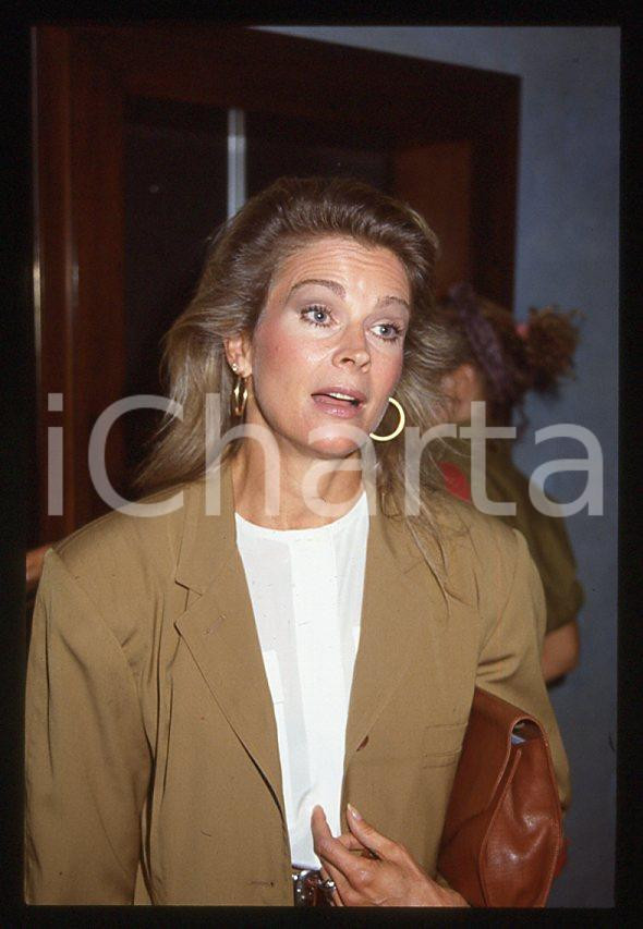 Fotografia d epoca originale Candice BERGEN  Mostra del Cinema VENEZIA 1987  Ritratto 35mm vintage slide 2 1