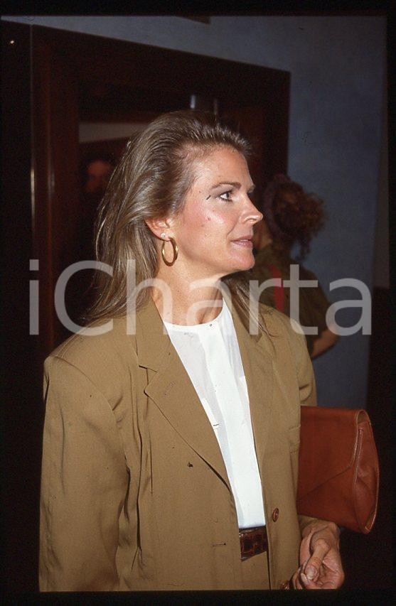 Fotografia d epoca originale Candice BERGEN  Mostra del Cinema VENEZIA 1987  Ritratto 35mm vintage slide 1 1