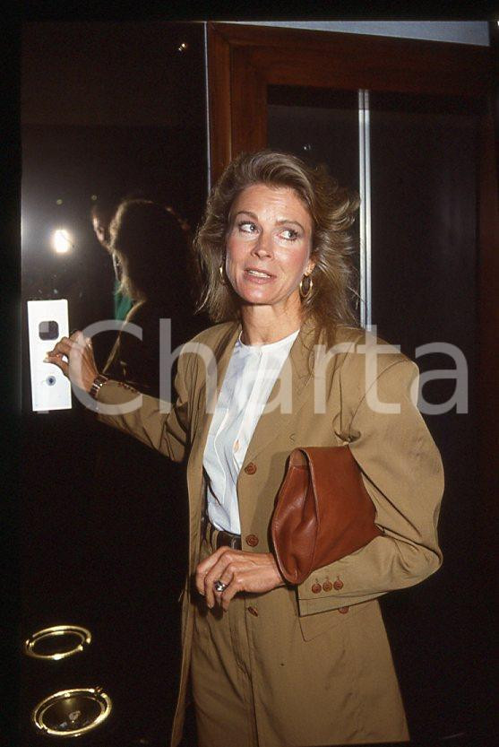 Fotografia d epoca originale Candice BERGEN  Mostra del Cinema VENEZIA 1987  Ritratto 35mm vintage slide 6 1