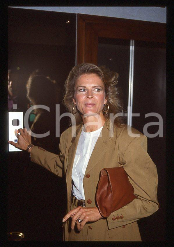 Fotografia d epoca originale Candice BERGEN  Mostra del Cinema VENEZIA 1987  Ritratto 35mm vintage slide 5 1
