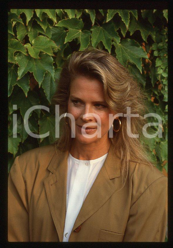 Fotografia d epoca originale Candice BERGEN  Mostra Cinema VENEZIA 1987  Ritratto 35mm vintage slide 10 1
