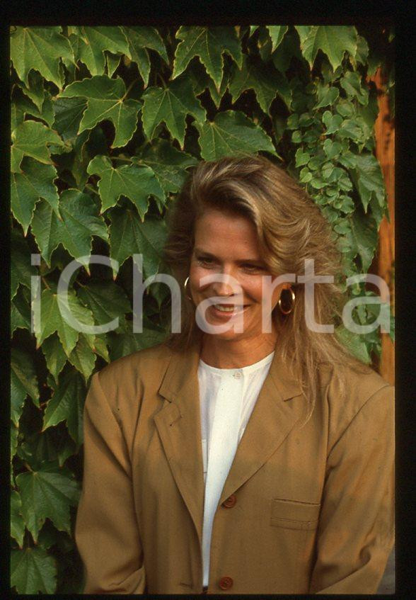 Fotografia d epoca originale Candice BERGEN  Mostra del Cinema VENEZIA 1987  Ritratto 35mm vintage slide 9 1