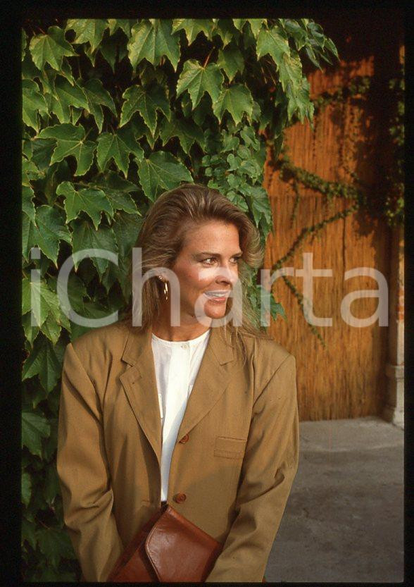 Fotografia d epoca originale Candice BERGEN  Mostra Cinema VENEZIA 1987  Ritratto 35mm vintage slide 11 1