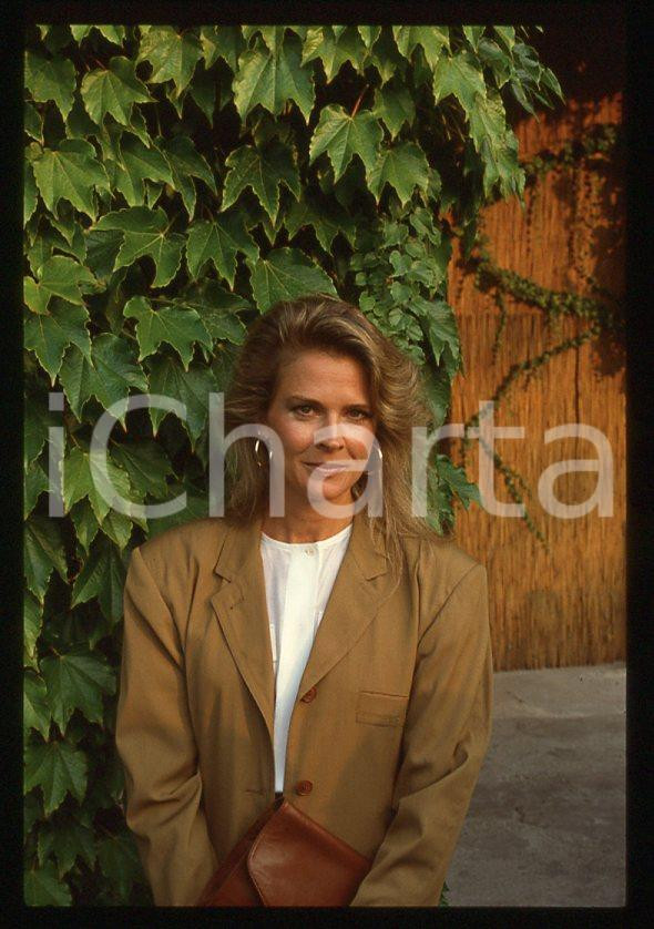 Fotografia d epoca originale Candice BERGEN  Mostra Cinema VENEZIA 1987  Ritratto 35mm vintage slide 16 1