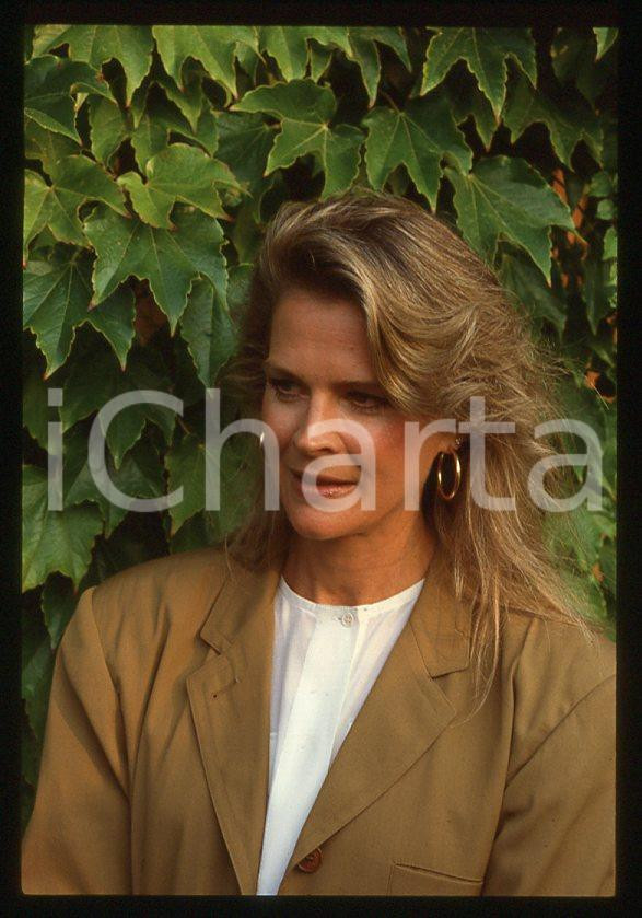 Fotografia d epoca originale Candice BERGEN  Mostra Cinema VENEZIA 1987  Ritratto 35mm vintage slide 15 1