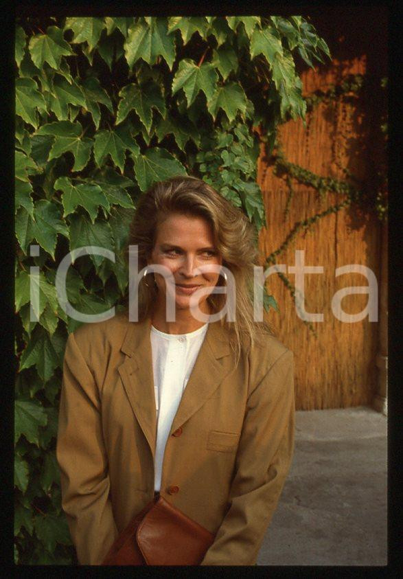 Fotografia d epoca originale Candice BERGEN  Mostra Cinema VENEZIA 1987  Ritratto 35mm vintage slide 13 1