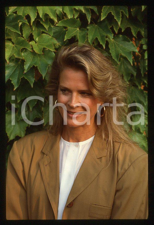 Fotografia d epoca originale Candice BERGEN  Mostra Cinema VENEZIA 1987  Ritratto 35mm vintage slide 20 1