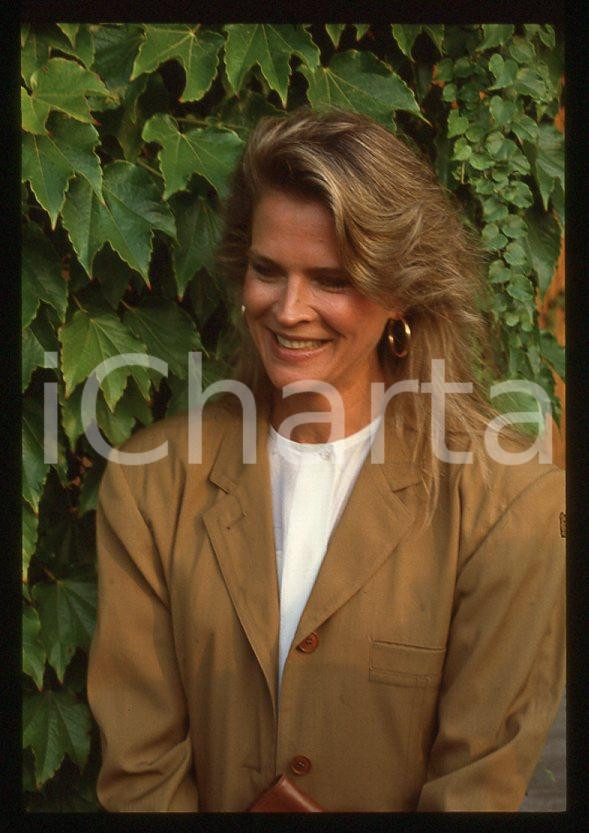 Fotografia d epoca originale Candice BERGEN  Mostra Cinema VENEZIA 1987  Ritratto 35mm vintage slide 17 1