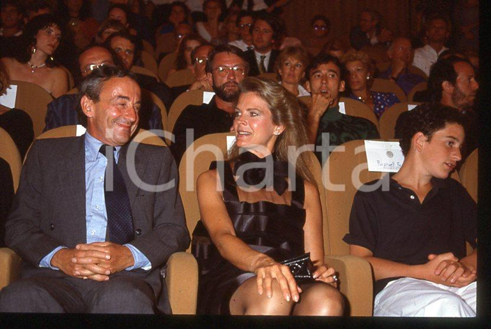Fotografia d epoca originale Louis MALLE Candice BERGEN  Cinema VENEZIA 1987 35mm vintage slide 6 1