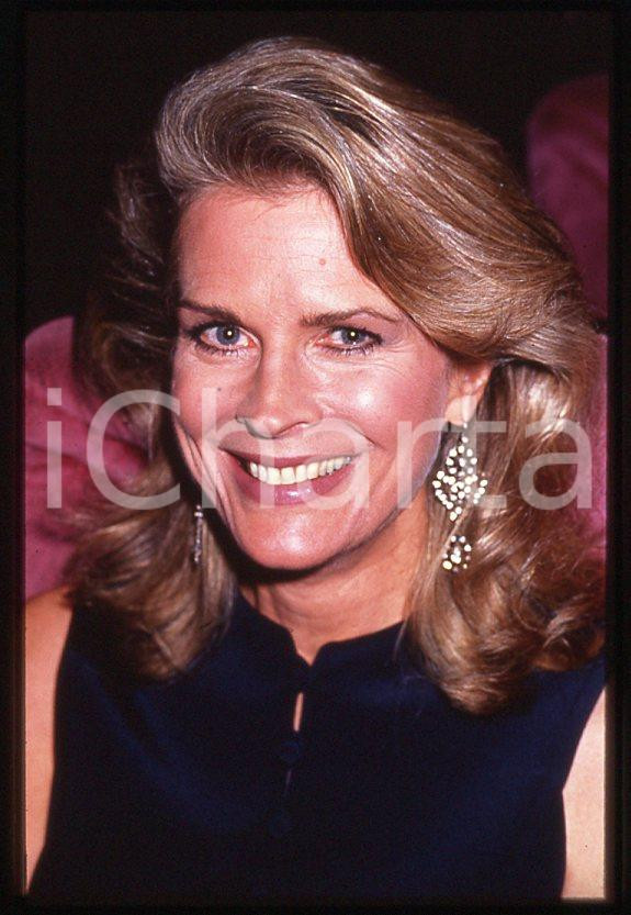Fotografia d epoca originale Candice BERGEN Mostra del Cinema VENEZIA 1987  Ritratto 35mm vintage slide 1 1
