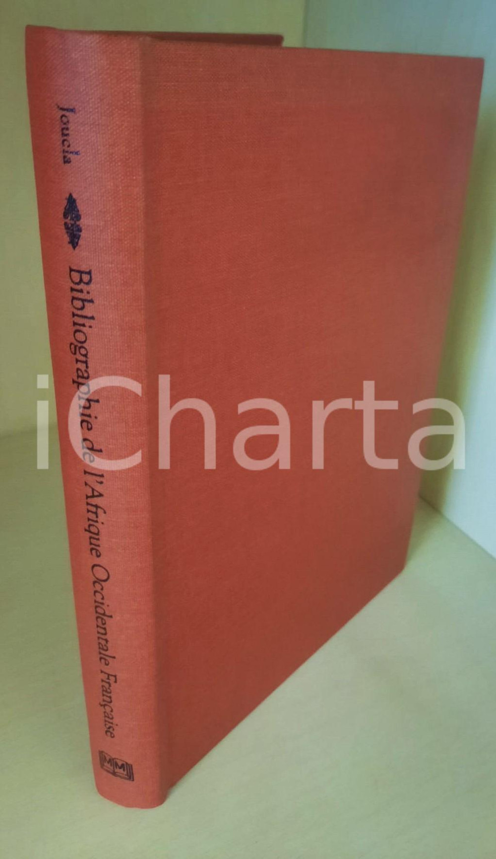 1912 Edmond JOUCLA Bibliographie Afrique Occidentale Française REPRINT 2000 (3) Pubblicazione originale, con copertina rigida.Ristampa in facsimile dell'edizione del 1912.PAGINE: 275EDITORE: Martino Publishing - USA GOOD/buono  Formato: 16x23 cm originale e autentica 1