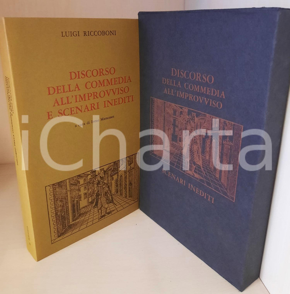 Libro, pubblicazione d epoca 1973 Luigi RICCOBONI Discorso della Commedia all improvviso e scenari inediti 2 1