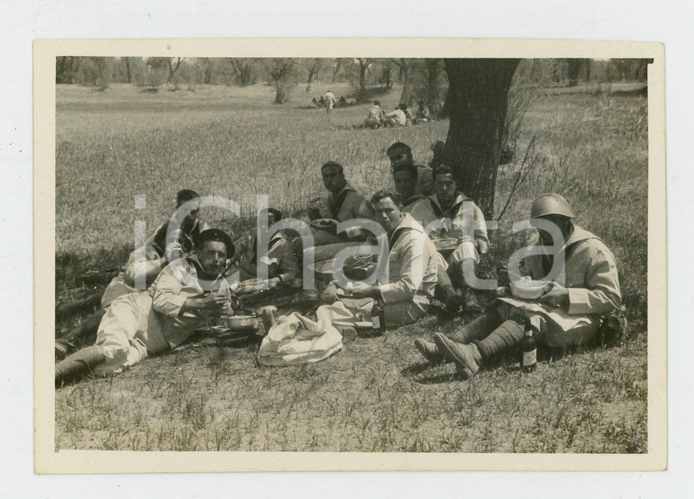 1935 ca CINA TIENTSIN Leoni di SAN MARCO - Libera uscita *Foto (3) Fotografia d'epoca. FAIR/discreto Lievi smussature angolari Formato: 9x6 originale e autentica 1