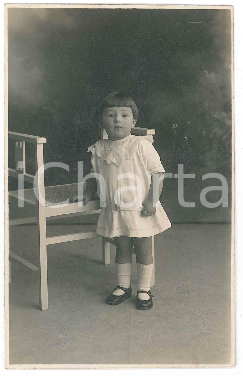 Fotografia d epoca originale 1924 BELLUNO Piero BAROZZI  Ritratto a due anni Foto ARNOLDO & DA PONTE 1