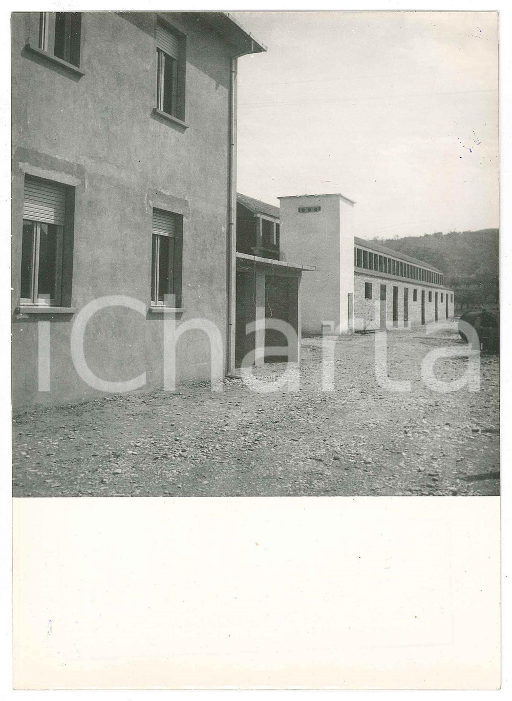 Fotografia d epoca originale 1958 MONTESILVANO PE Stabilimento SABEMA  Capannone lato ovest  Foto 1
