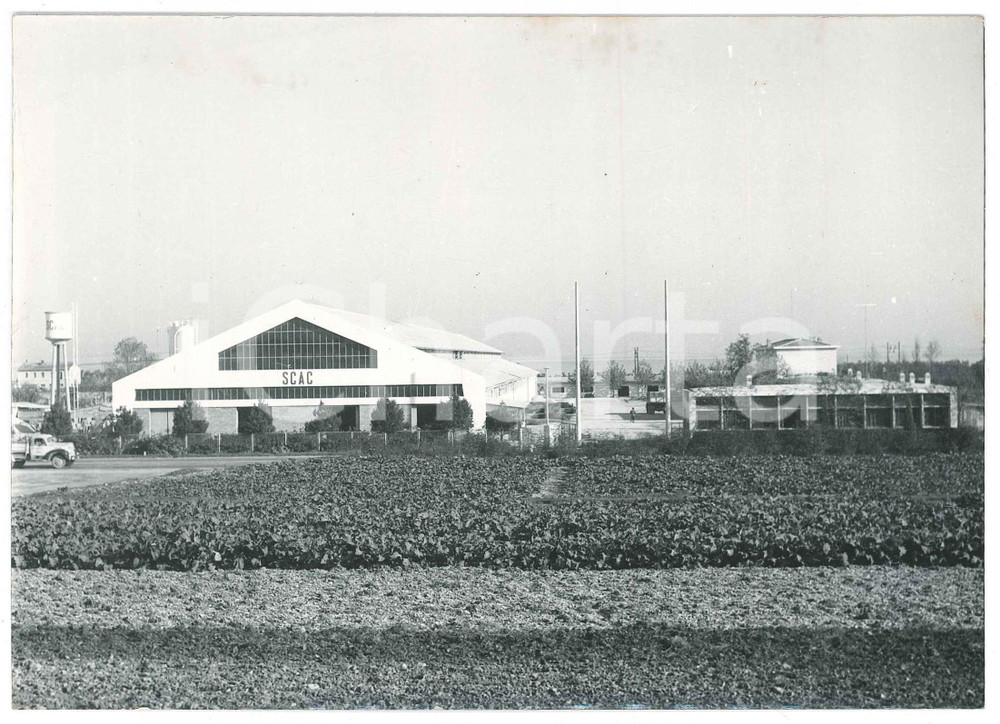Fotografia d epoca originale 1960 FANO PU Stabilimento SCAC  Veduta generale  Foto 18x13 cm 1