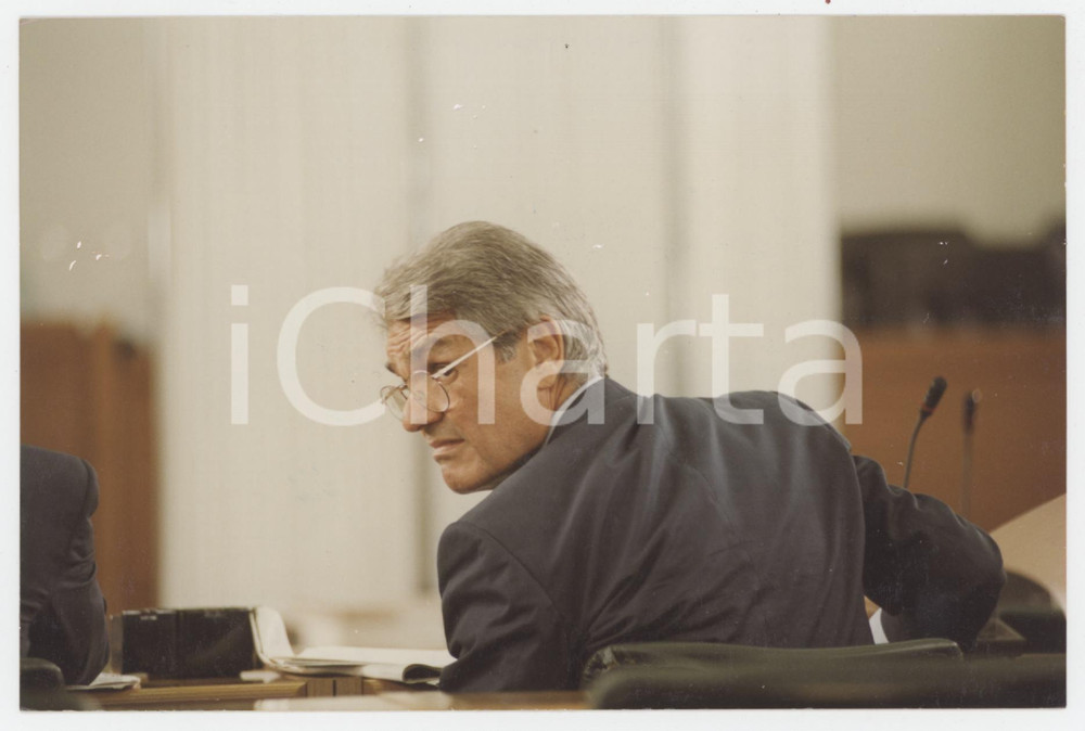 Fotografia d epoca originale 2001 PROCESSO Calogero MANNINO Ritratto  Foto 15x10 cm 2 1