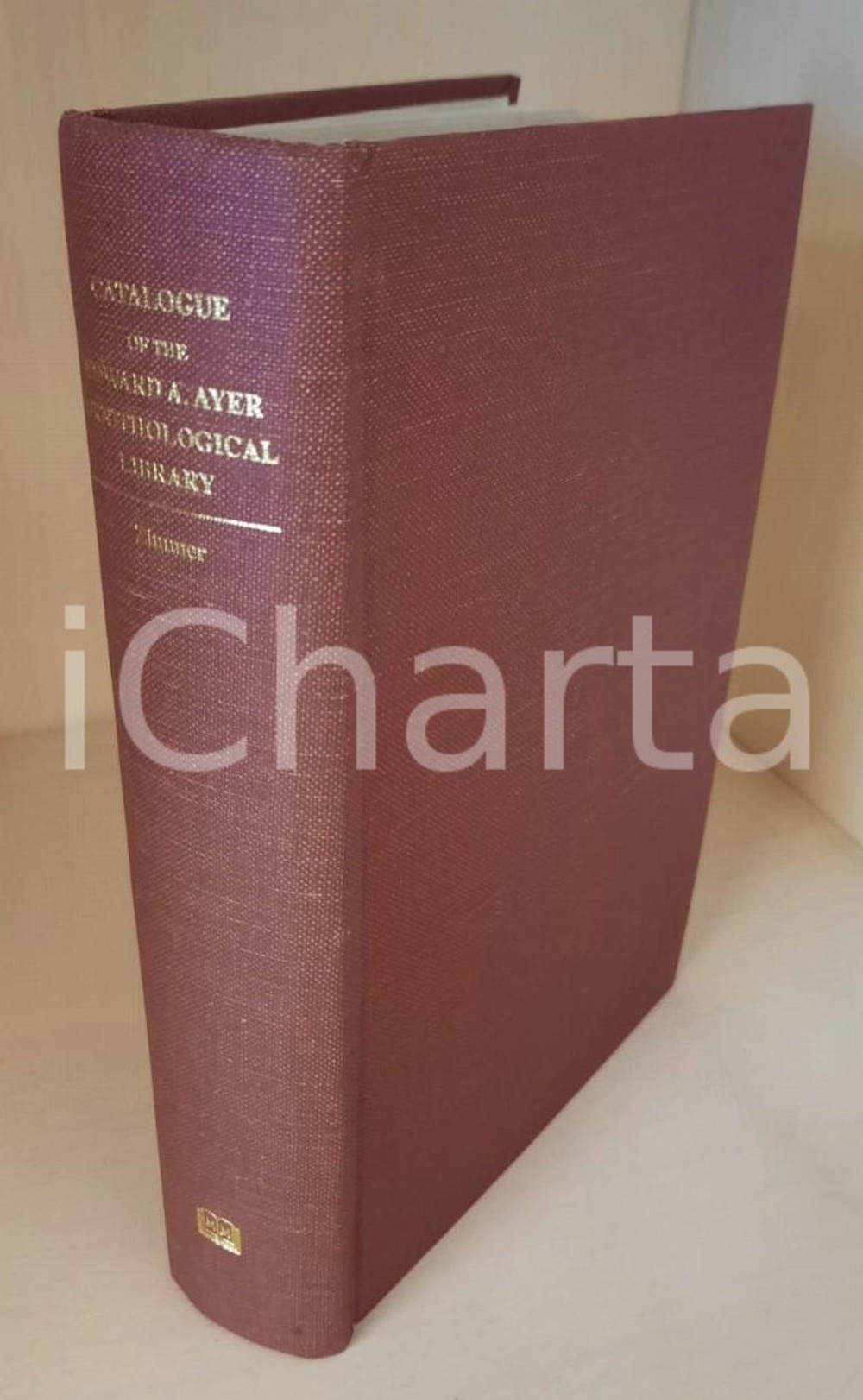 1926 ZIMMER Catalogue Edward E. Ayer Ornithological Library *REPRINT 1996 (2) Pubblicazione originale, copertina rigida, edizione limitata e facsimile dell'edizione del 1926.PAGINE: 706EDITORE: Maurizio Martino - Staten Island, NY GOOD/buono minime fioriture al taglio e tracce d'uso in copertina Formato: 15x23 cm originale e autentica 1