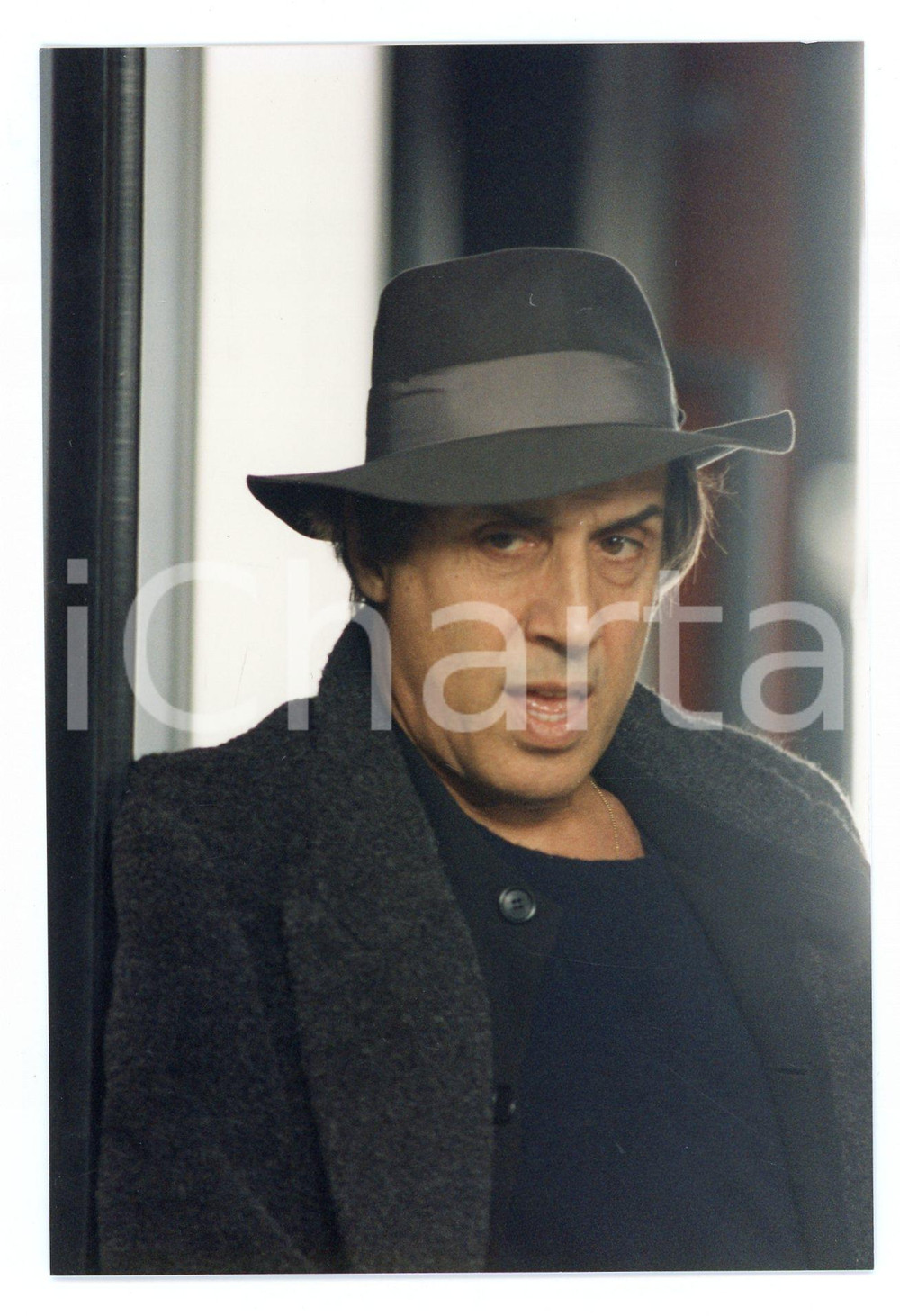 Fotografia d epoca originale 1994 FERROVIE DELLO STATO Adriano CELENTANO Backstage spot  Foto 10x15 cm 7 1