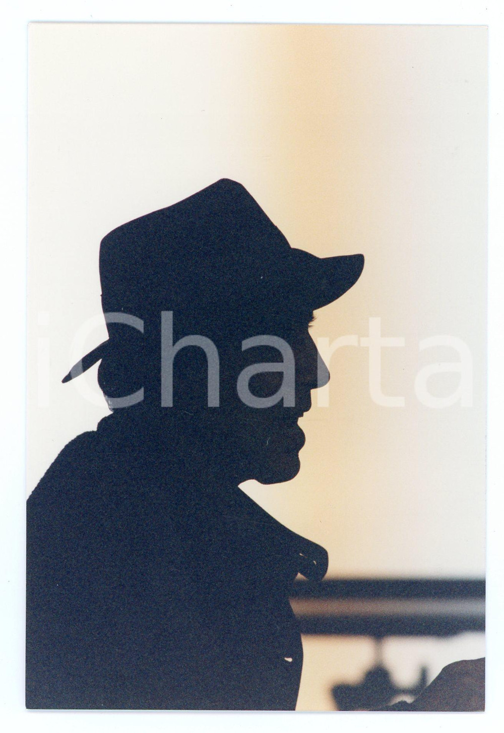 Fotografia d epoca originale 1994 FERROVIE DELLO STATO Adriano CELENTANO Backstage spot  Foto 10x15 cm 12 1