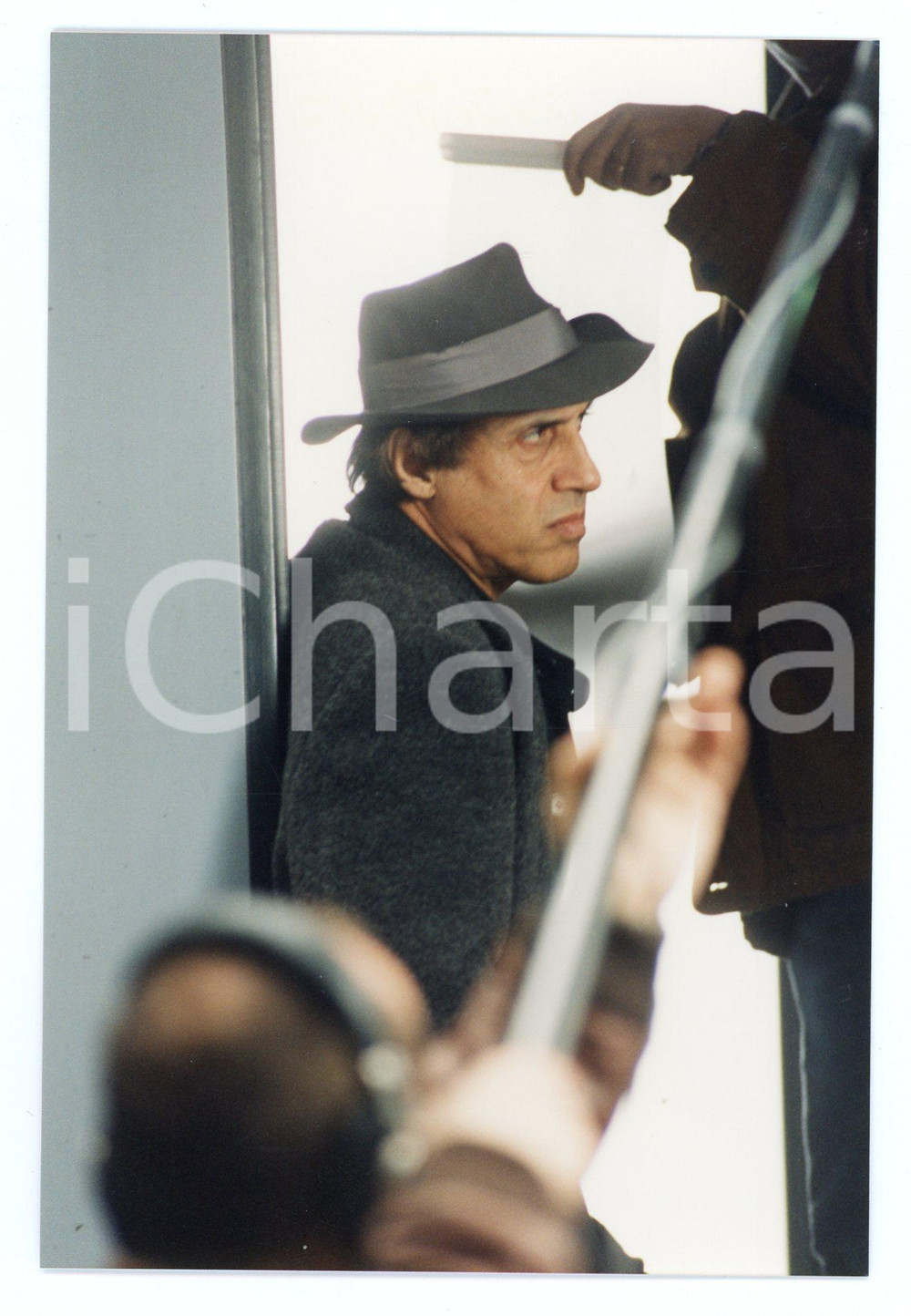 Fotografia d epoca originale 1994 FERROVIE DELLO STATO Adriano CELENTANO Backstage spot  Foto 10x15 cm 15 1
