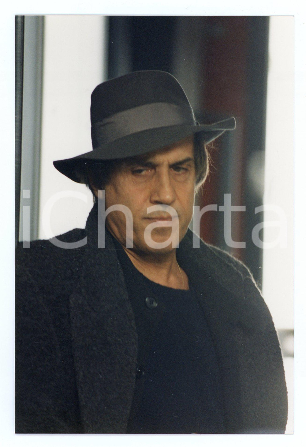 Fotografia d epoca originale 1994 FERROVIE DELLO STATO Adriano CELENTANO Backstage spot  Foto 10x15 cm 39 1