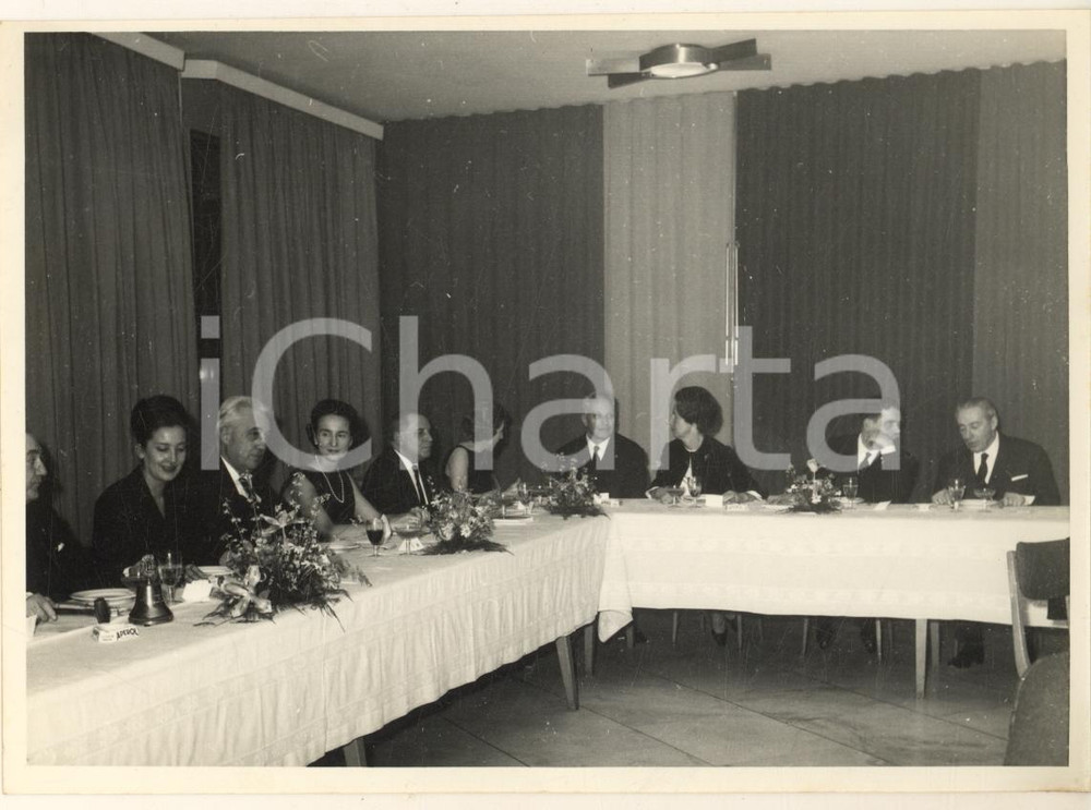 Fotografia d epoca originale 1964 LIONS CLUB PADOVA  Serata con cena convivale  Foto 1 15x10 cm 1