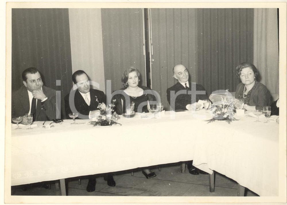 Fotografia d epoca originale 1964 LIONS CLUB PADOVA  Serata con cena convivale  Foto 2 15x10 cm 1
