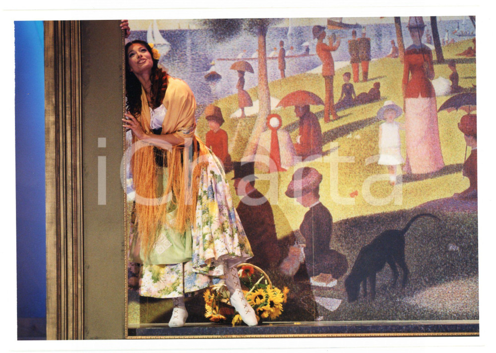 Fotografia d epoca originale 2000 ca LA SAI L ULTIMA Gigi SABANI Natalia ESTRADA Foto 18x12 cm 2 1