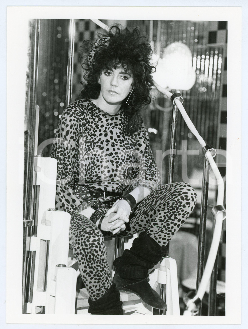 Fotografia d epoca originale 1985 ca ITALIA  MUSICA Marina FIORDALISO Ritratto  Foto 18x24 cm 3 1