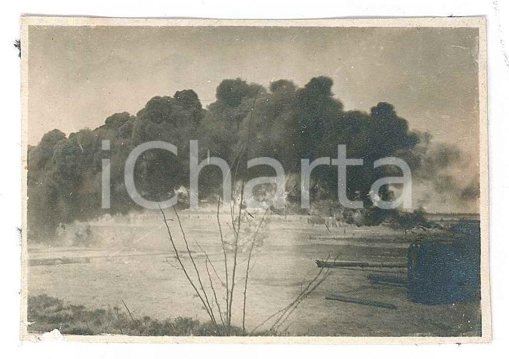 Fotografia d epoca originale 1918 ? WW1 ZONA DI GUERRA Azione italiana con lanciafiamme  Foto 8x6 cm 4 1