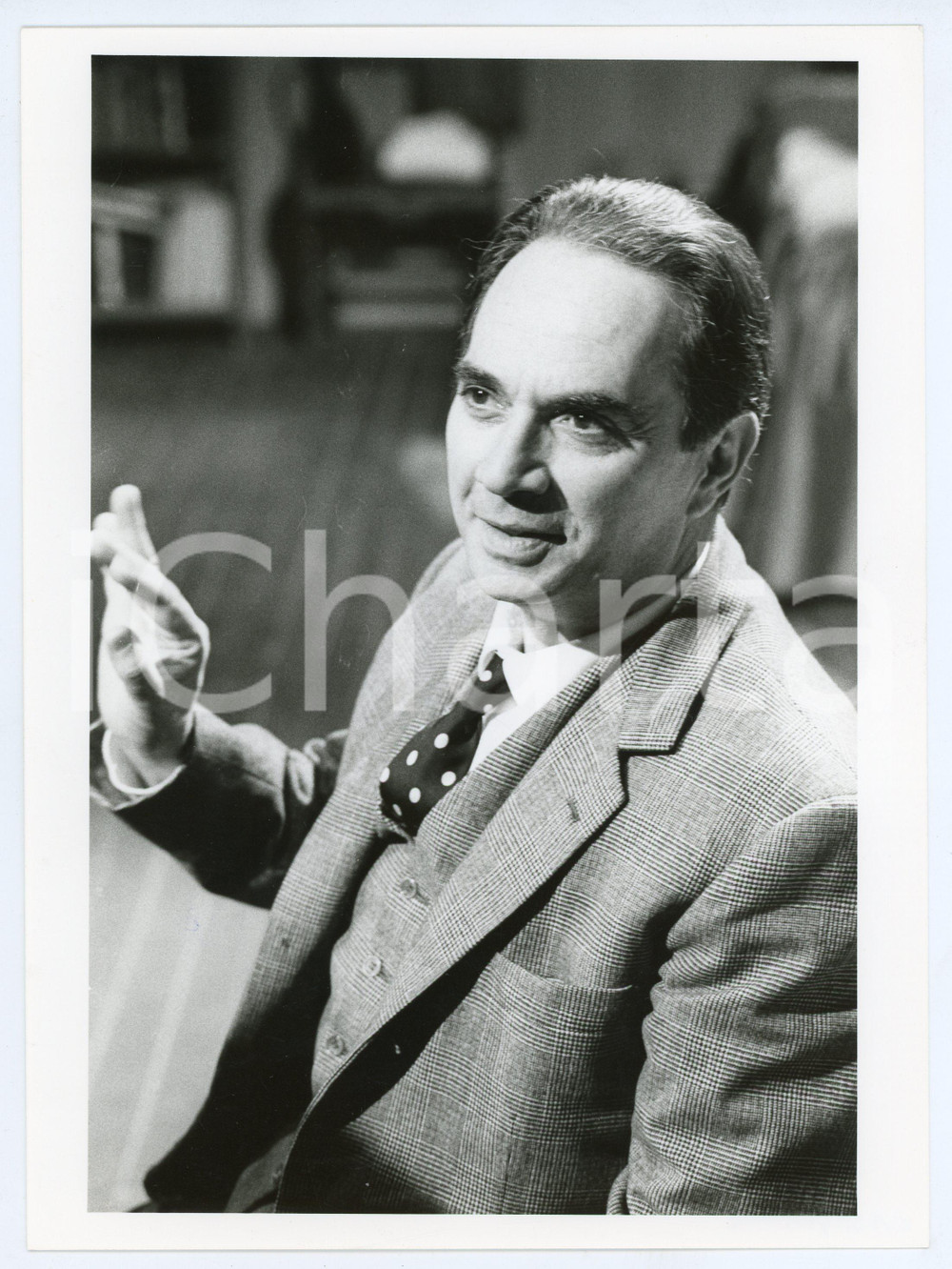 Fotografia d epoca originale 1985 RAI Un cappello pieno di pioggia  Antonio CASAGRANDE Foto 18x24 cm 2 1