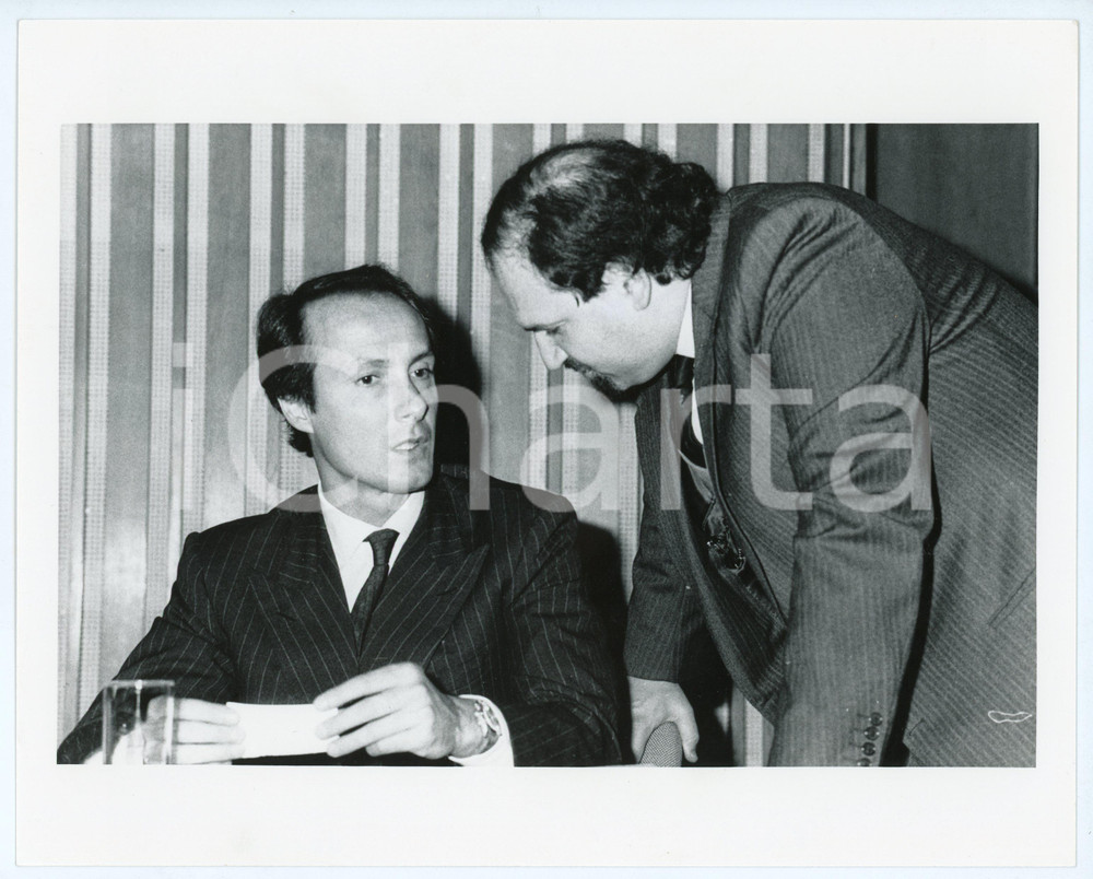 Fotografia d epoca originale 1985 ca ITALIA  COSTUME Jody VENDER Daniel KRAUS Foto 25x20 cm 1