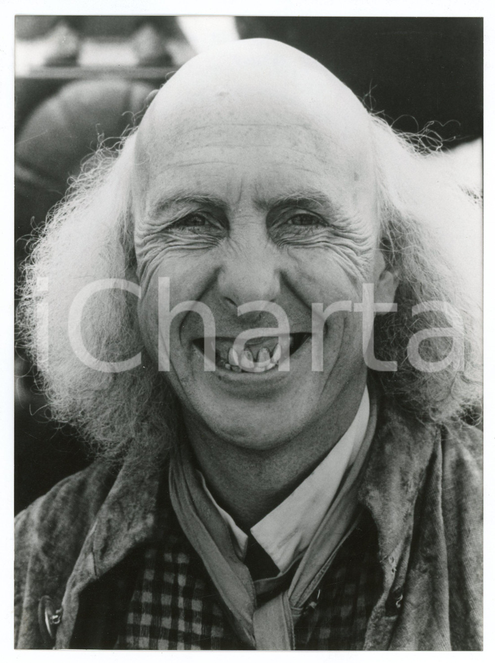 Fotografia d epoca originale 1990 ca CINEMA  MONTY PYTHON Eric IDLE with old man makeup  Photo 18x24 cm 1