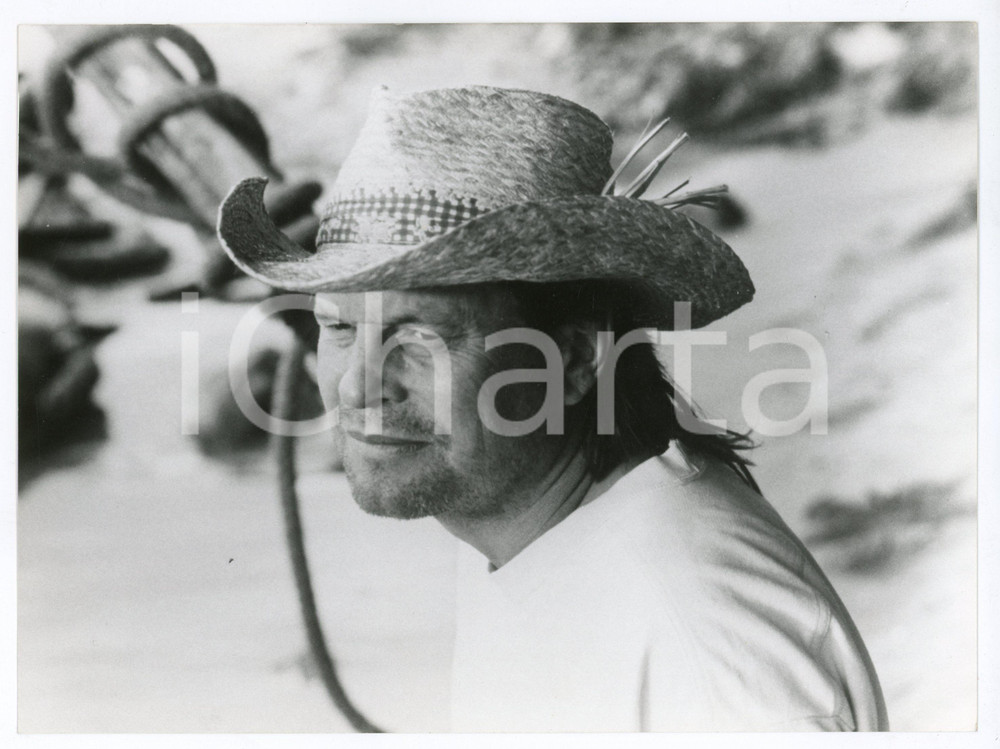 Fotografia d epoca originale 1990 ca CINEMA Terry GILLIAM on the set  Photo 24x18 cm 1