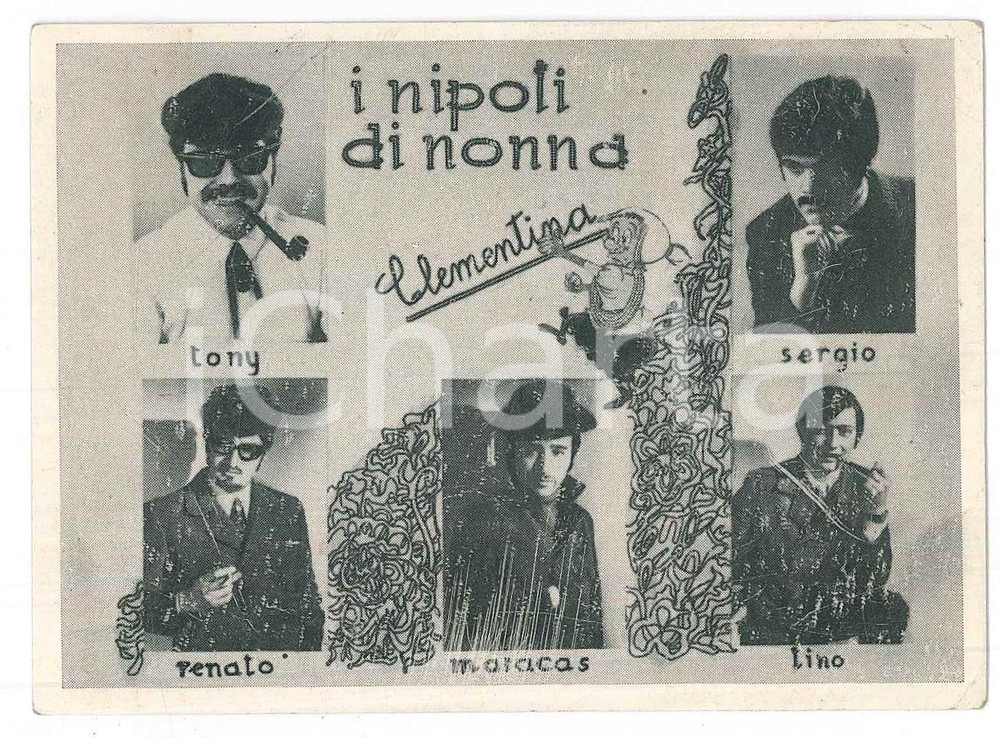 Materiale pubblicitario d’epoca 1965 ca SOMMA LOMBARDO Casa della musica  Nipoti di Nonna Clementina Biglietto 1