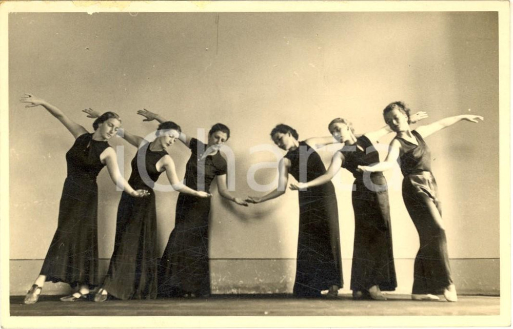 Fotografia d epoca originale 1937 VICENZA Tusnelda RISSO tra le ballerine  Prove I sette contro Tebe 1 1