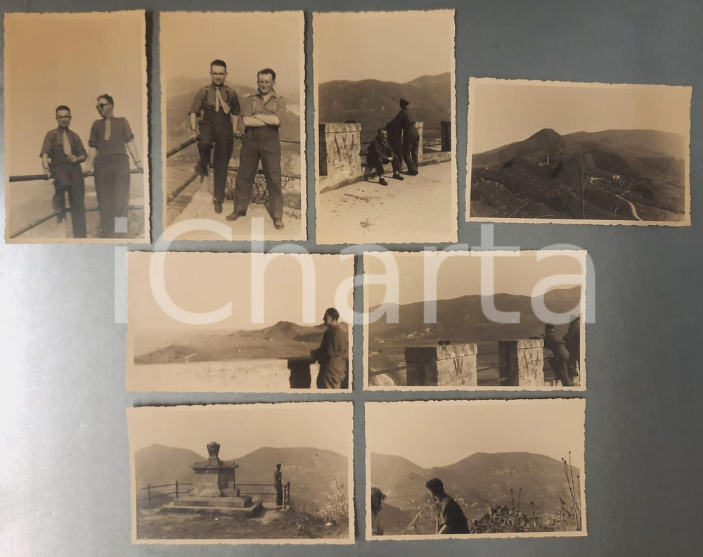 Fotografia d epoca originale 1946 COLLI EUGANEI Ufficiali alleati D. RICHARDSON  R. STANFORD Lotto 8 foto 1