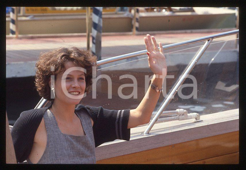 Fotografia d epoca originale 1995 ca Sigourney WEAVER Festival del cinema VENEZIA 35 mm vintage slide 2 1