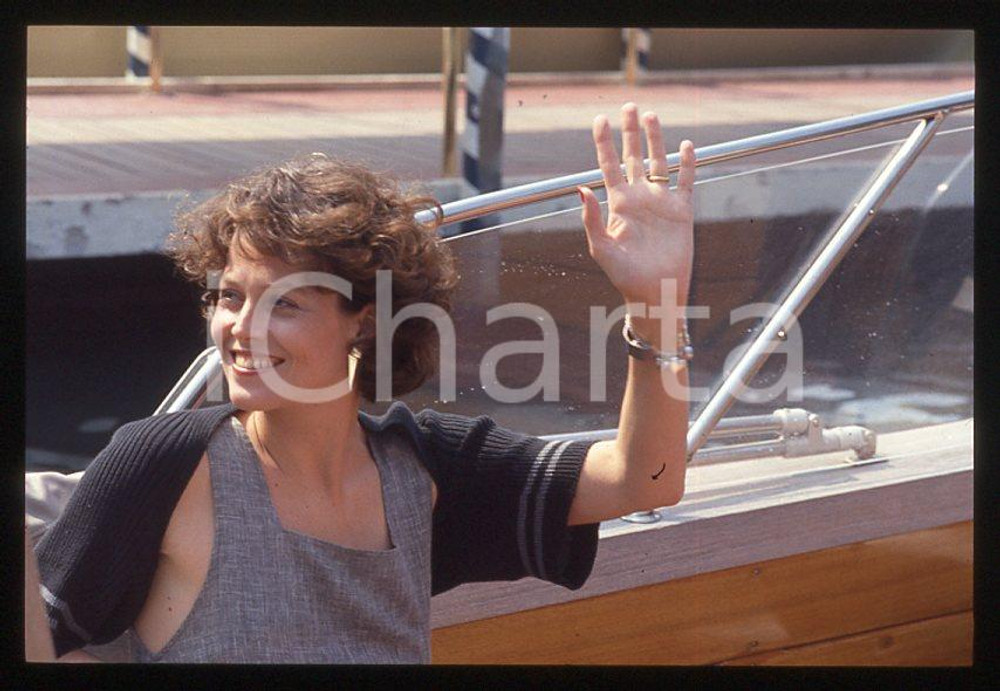 Fotografia d epoca originale 1995 ca Sigourney WEAVER Festival del cinema VENEZIA 35 mm vintage slide 5 1