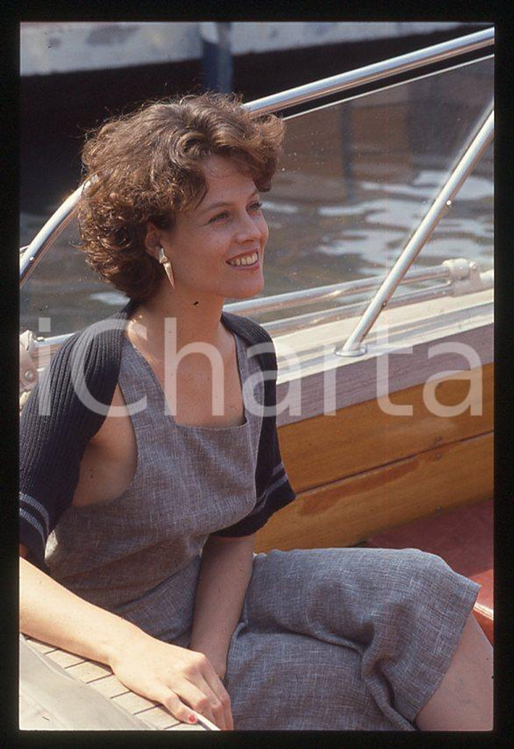 Fotografia d epoca originale 1995 ca Sigourney WEAVER Festival del cinema VENEZIA 35 mm vintage slide 6 1