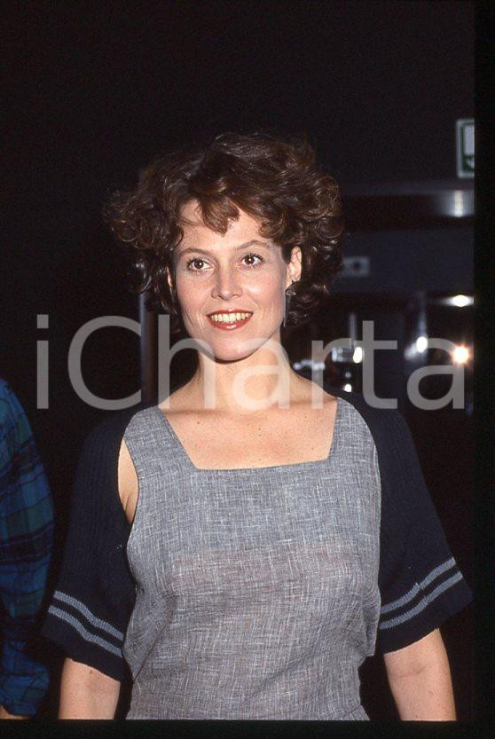 Fotografia d epoca originale 1995 ca Sigourney WEAVER Festival del cinema VENEZIA 35 mm vintage slide 19 1