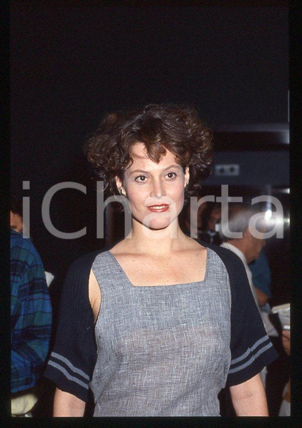Fotografia d epoca originale 1995 ca Sigourney WEAVER Festival del cinema VENEZIA 35 mm vintage slide 22 1