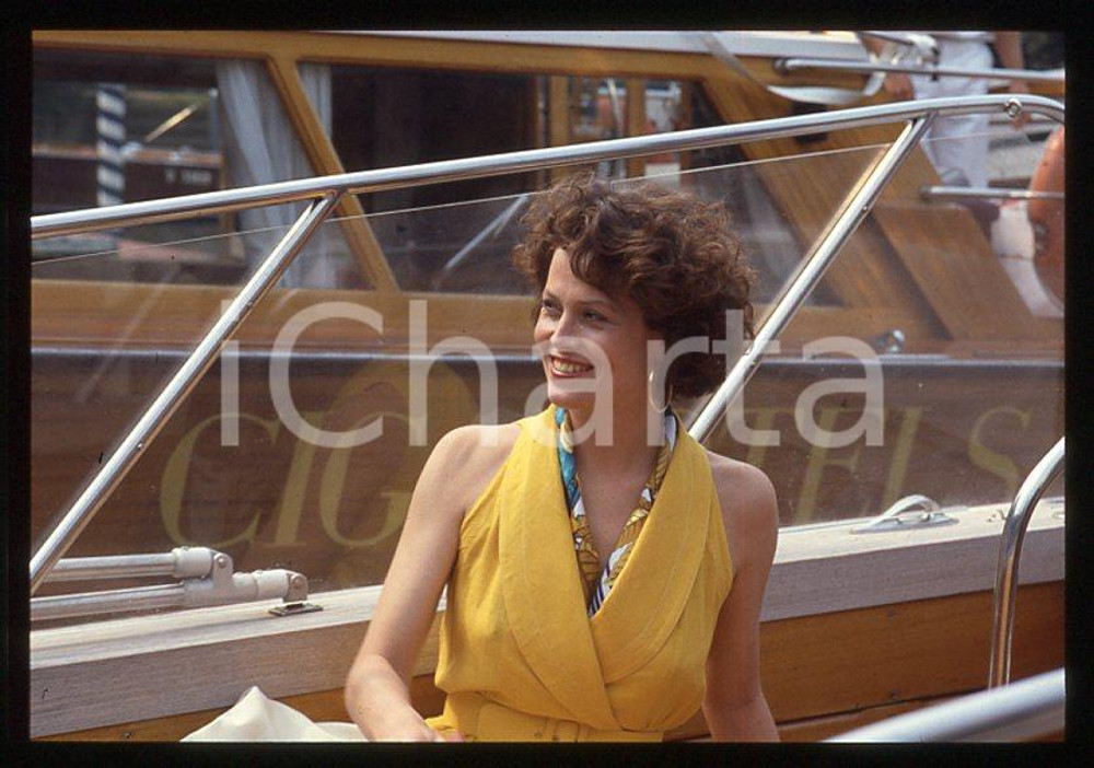 Fotografia d epoca originale 1995 ca Sigourney WEAVER Festival del cinema VENEZIA 35 mm vintage slide 27 1