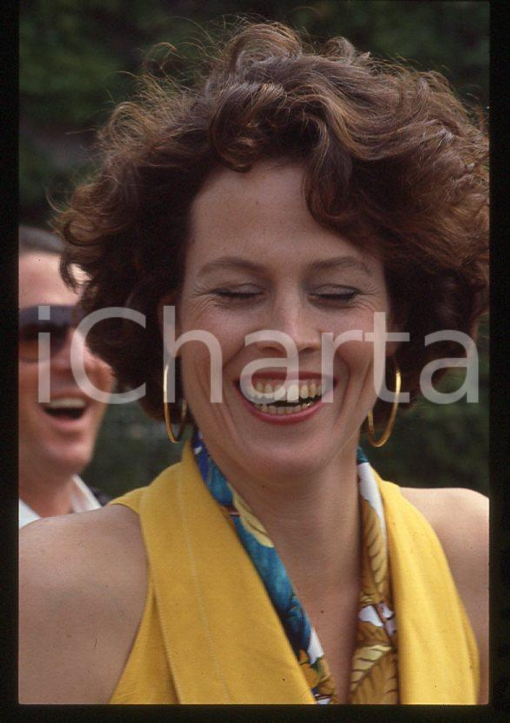 Fotografia d epoca originale 1995 ca Sigourney WEAVER Festival del cinema VENEZIA 35 mm vintage slide 32 1