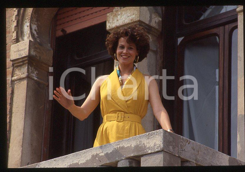 Fotografia d epoca originale 1995 ca Sigourney WEAVER Festival del cinema VENEZIA 35 mm vintage slide 62 1