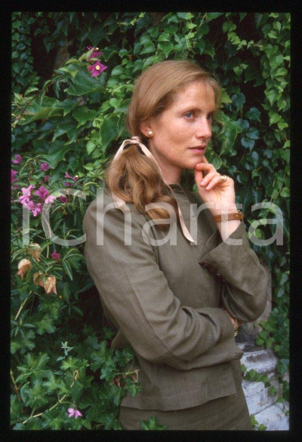 Fotografia d epoca originale 1985 ca Isabelle HUPPERT Mostra del cinema VENEZIA 35 mm vintage slide 3 1