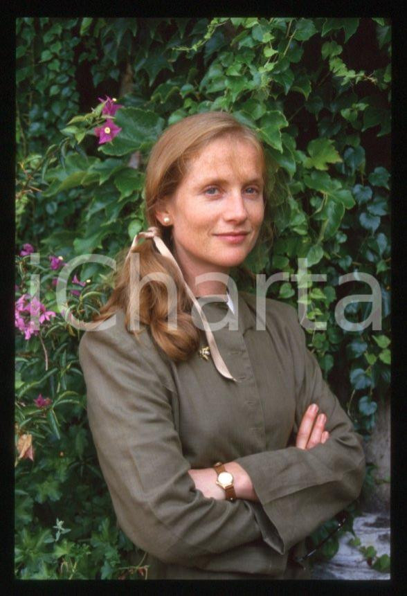 Fotografia d epoca originale 1985 ca Isabelle HUPPERT Mostra del cinema VENEZIA 35 mm vintage slide 5 1