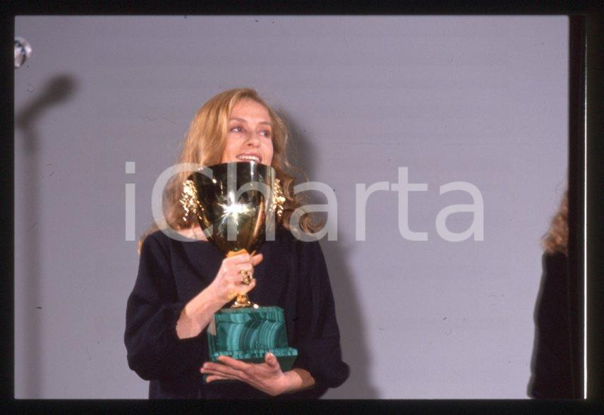 Fotografia d epoca originale 1988 Isabelle HUPPERT Mostra del cinema di VENEZIA 35 mm vintage slide 5 1