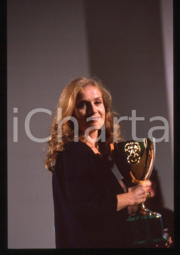 Fotografia d epoca originale 1988 Isabelle HUPPERT Mostra del cinema di VENEZIA 35 mm vintage slide 6 1